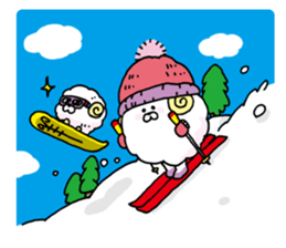 "Hitsumaru" Winter, New Year, Spring. sticker #2992418