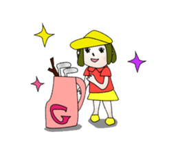 Golf Getting started stamp sticker #2992925