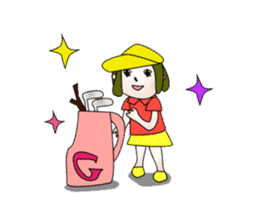 Golf Getting started stamp sticker #2992925