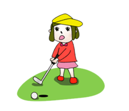 Golf Getting started stamp sticker #2992929