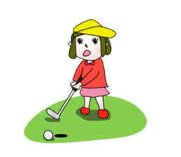 Golf Getting started stamp sticker #2992929
