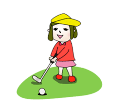 Golf Getting started stamp sticker #2992930