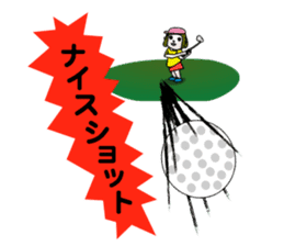 Golf Getting started stamp sticker #2992931