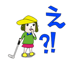 Golf Getting started stamp sticker #2992937