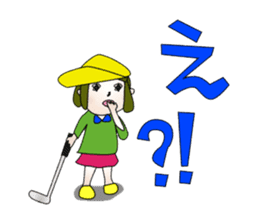 Golf Getting started stamp sticker #2992937