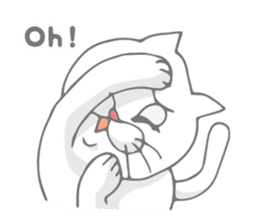 Odd-eyed cat(English) sticker #2992969