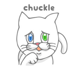 Odd-eyed cat(English) sticker #2992970