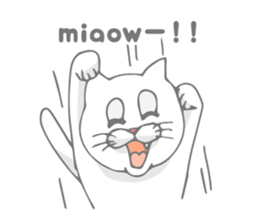 Odd-eyed cat(English) sticker #2992971