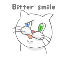 Odd-eyed cat(English) sticker #2992977