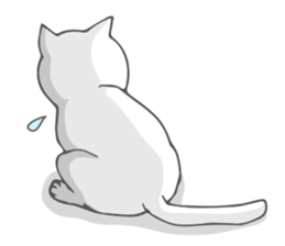 Odd-eyed cat(English) sticker #2992984