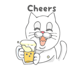 Odd-eyed cat(English) sticker #2993001