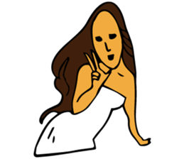 Good looking girl. sticker #2994061