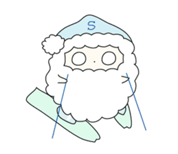 Pretty Petit Santa 4 sticker #2994126