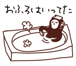 a monkey sticker #2994453