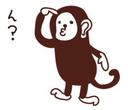 a monkey sticker #2994457