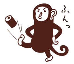 a monkey sticker #2994466