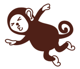 a monkey sticker #2994478