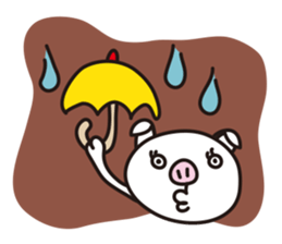 Thin pig sticker #2994656