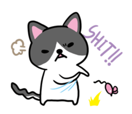 Cute cat & Friends sticker #2995181