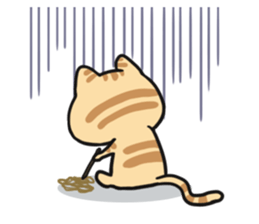 Cute cat & Friends sticker #2995191