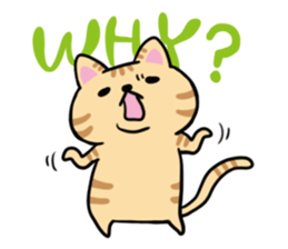 Cute cat & Friends sticker #2995197