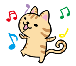 Cute cat & Friends sticker #2995200