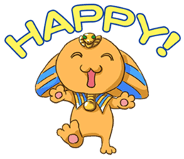 Cheerful Sphinx sticker #2995445
