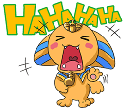 Cheerful Sphinx sticker #2995449