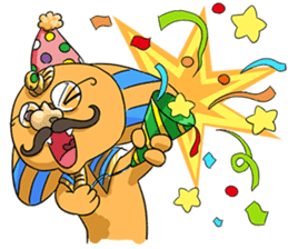 Cheerful Sphinx sticker #2995450