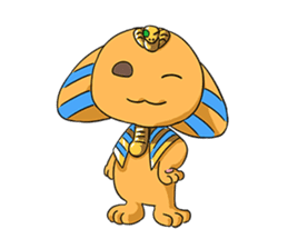 Cheerful Sphinx sticker #2995452