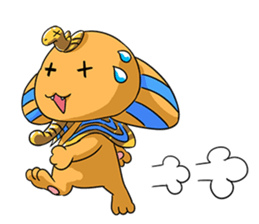 Cheerful Sphinx sticker #2995453