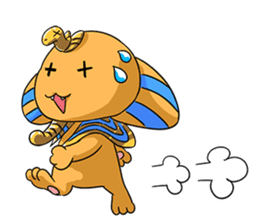 Cheerful Sphinx sticker #2995453