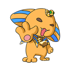 Cheerful Sphinx sticker #2995454