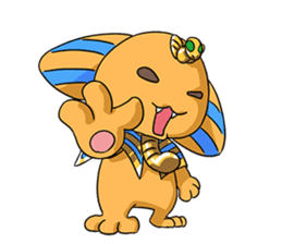 Cheerful Sphinx sticker #2995454