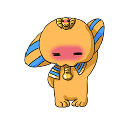 Cheerful Sphinx sticker #2995456