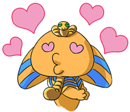 Cheerful Sphinx sticker #2995457