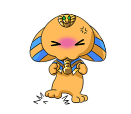 Cheerful Sphinx sticker #2995461