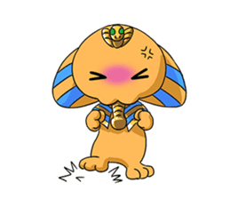 Cheerful Sphinx sticker #2995461