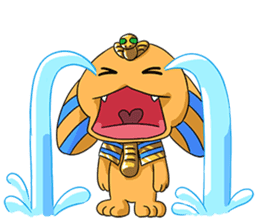 Cheerful Sphinx sticker #2995464