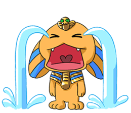Cheerful Sphinx sticker #2995464