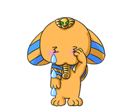 Cheerful Sphinx sticker #2995465