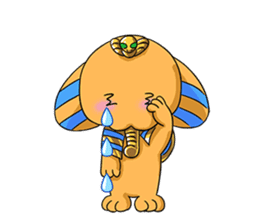 Cheerful Sphinx sticker #2995465