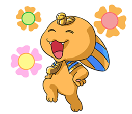 Cheerful Sphinx sticker #2995467