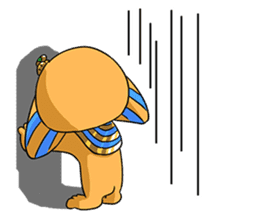 Cheerful Sphinx sticker #2995470