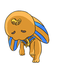 Cheerful Sphinx sticker #2995471