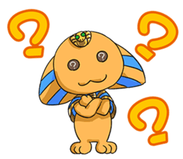 Cheerful Sphinx sticker #2995474