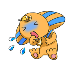 Cheerful Sphinx sticker #2995476