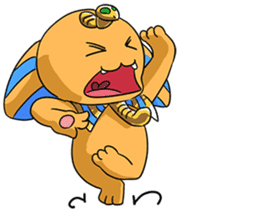 Cheerful Sphinx sticker #2995478