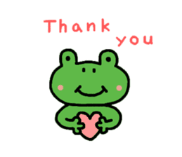 Hiroshima dialect Sticker of a frog sticker #2995681