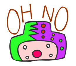 MAYA GLYPHS English sticker #2996237